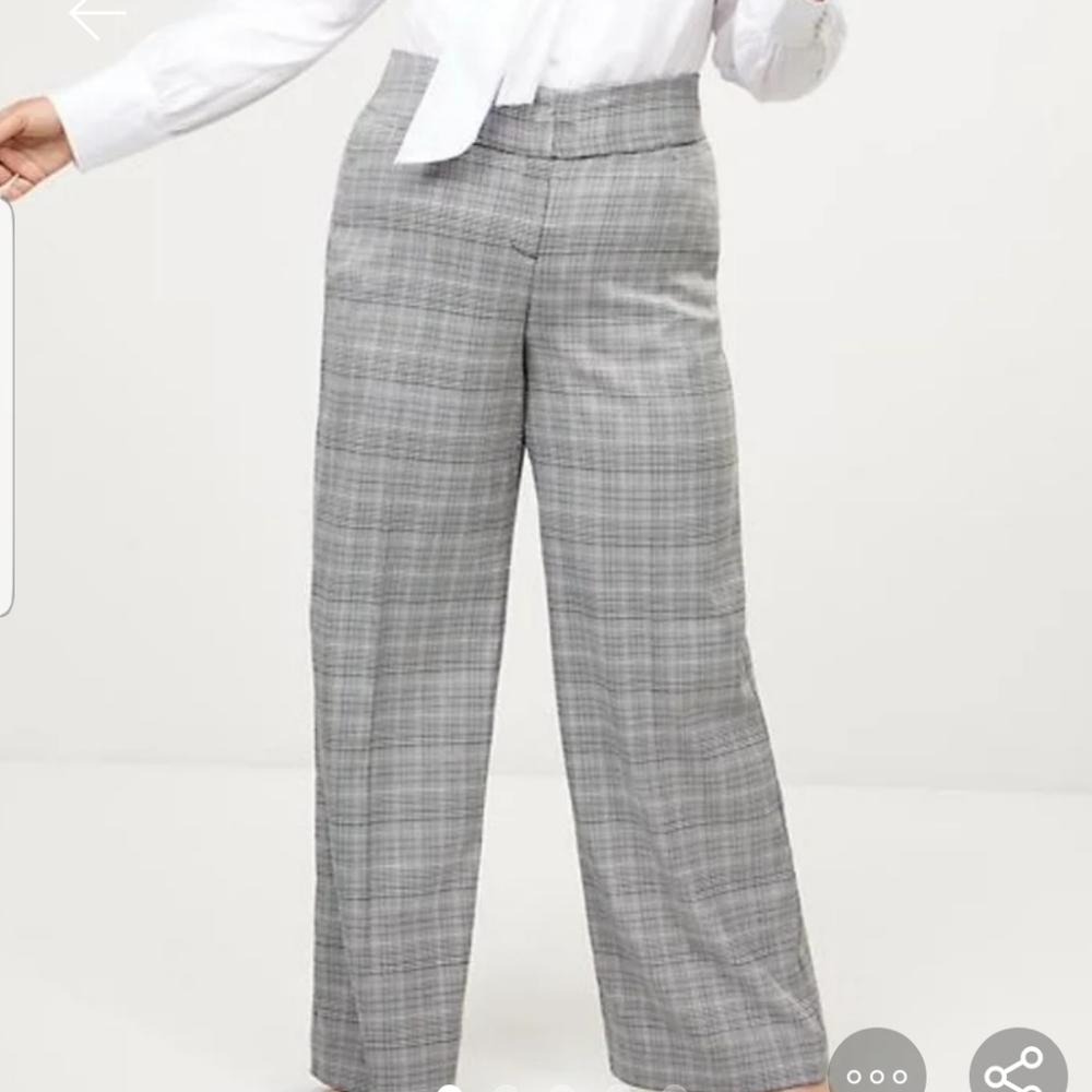 Lane Bryant *NWOT* Wide Leg Pants Houndstooth